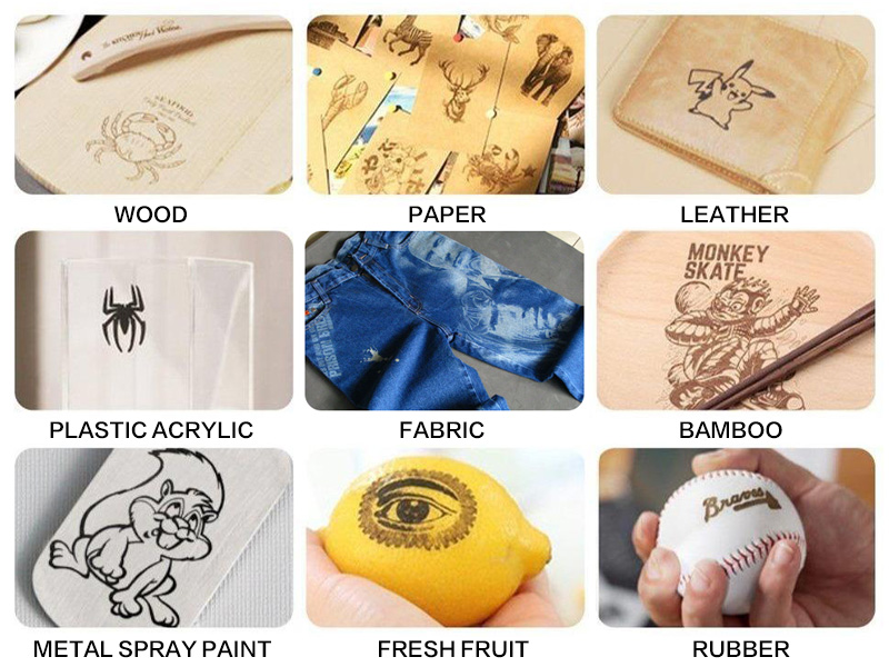 低成本 CO2 皮革和織物激光打標(biāo)機(jī) 低成本 CO2 皮革和織物激光打標(biāo)機(jī)