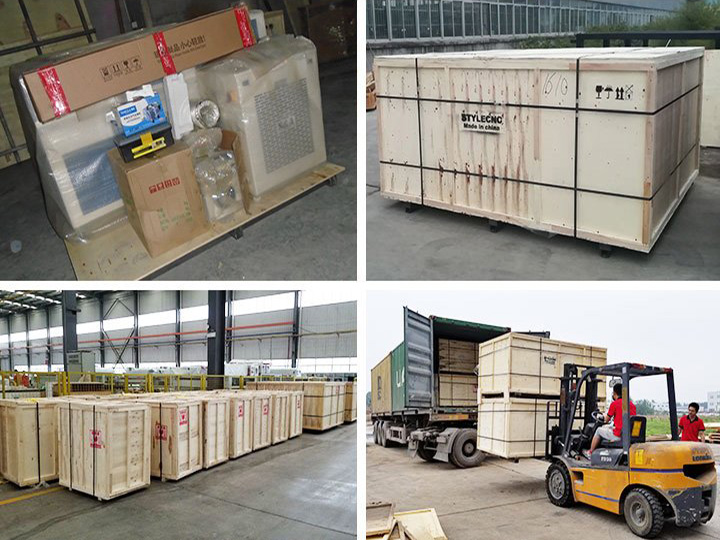 盈利混合數控激光切割機的包裝和交付 盈利混合數控激光切割機的包裝和交付