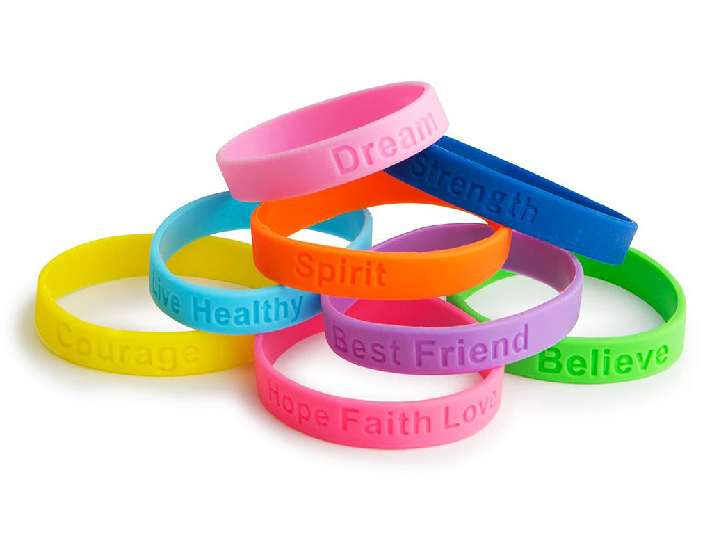 橡膠手環激光雕刻樣品