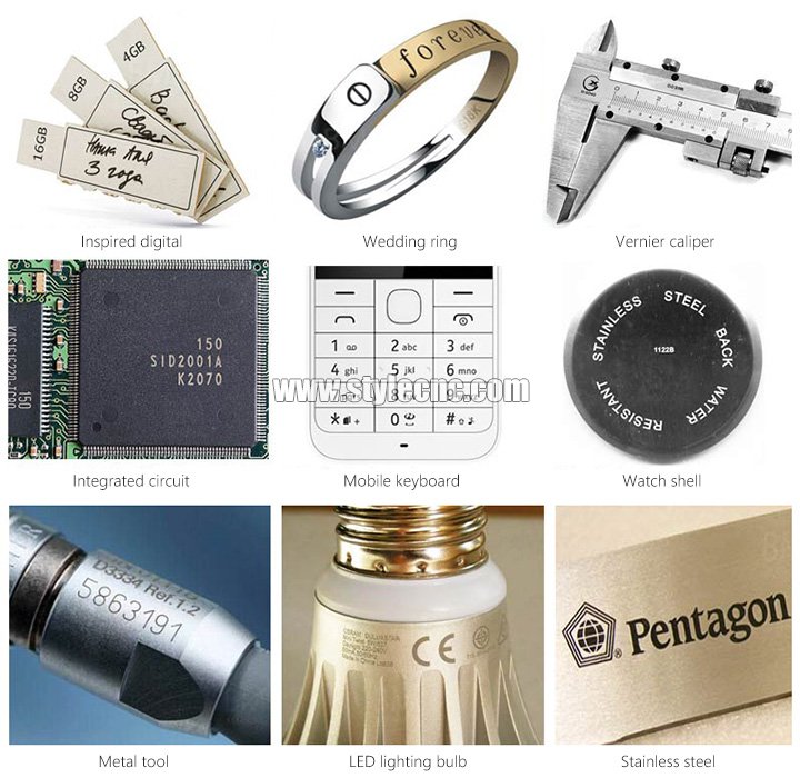 適用于金屬、PMAG、聚合物塑料項目的臺式光纖激光雕刻機