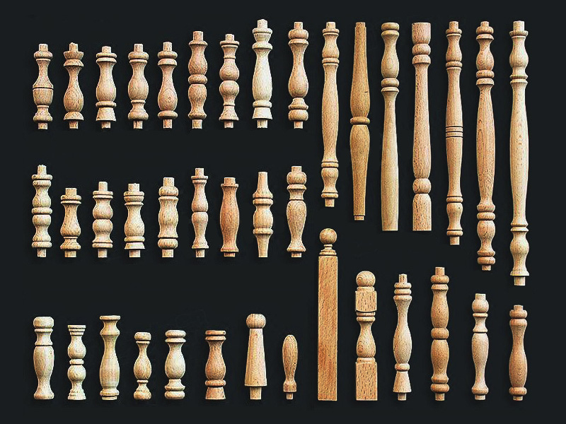 用于木工車削的多軸數控仿形車床