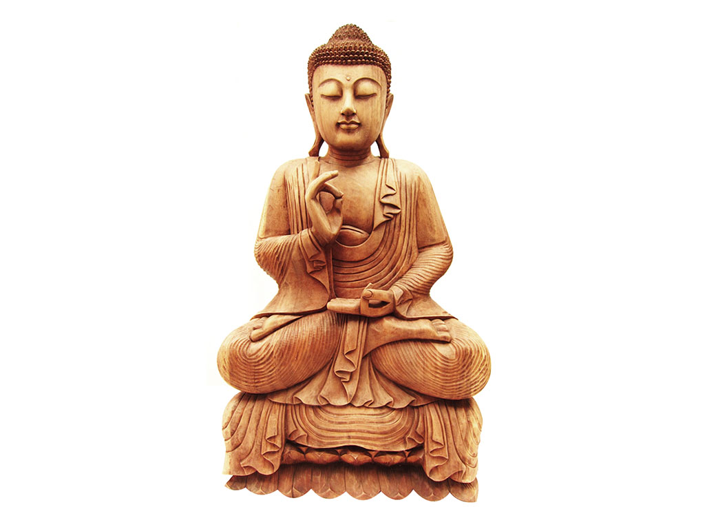 3D木雕中國佛像