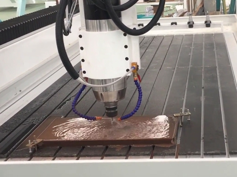 石材雕刻用線性自動換刀數控銑床