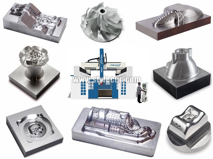 用于模具制造項目的五軸數控雕刻機機