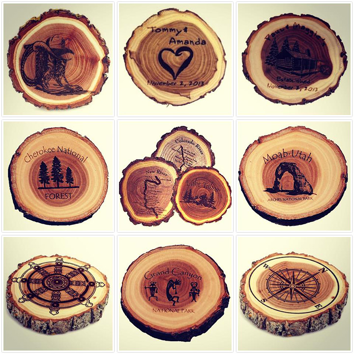 激光雕刻木制工藝品和禮品