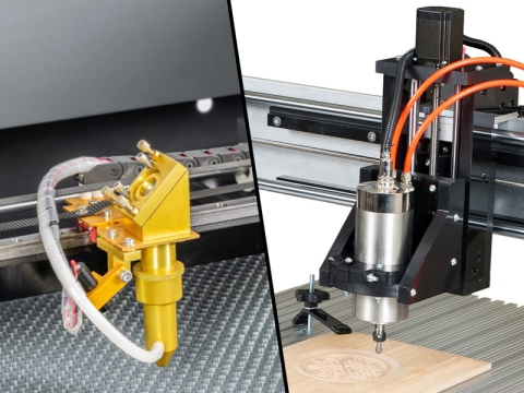 CNC雕刻機與激光雕刻機 CNC雕刻機與激光雕刻機
