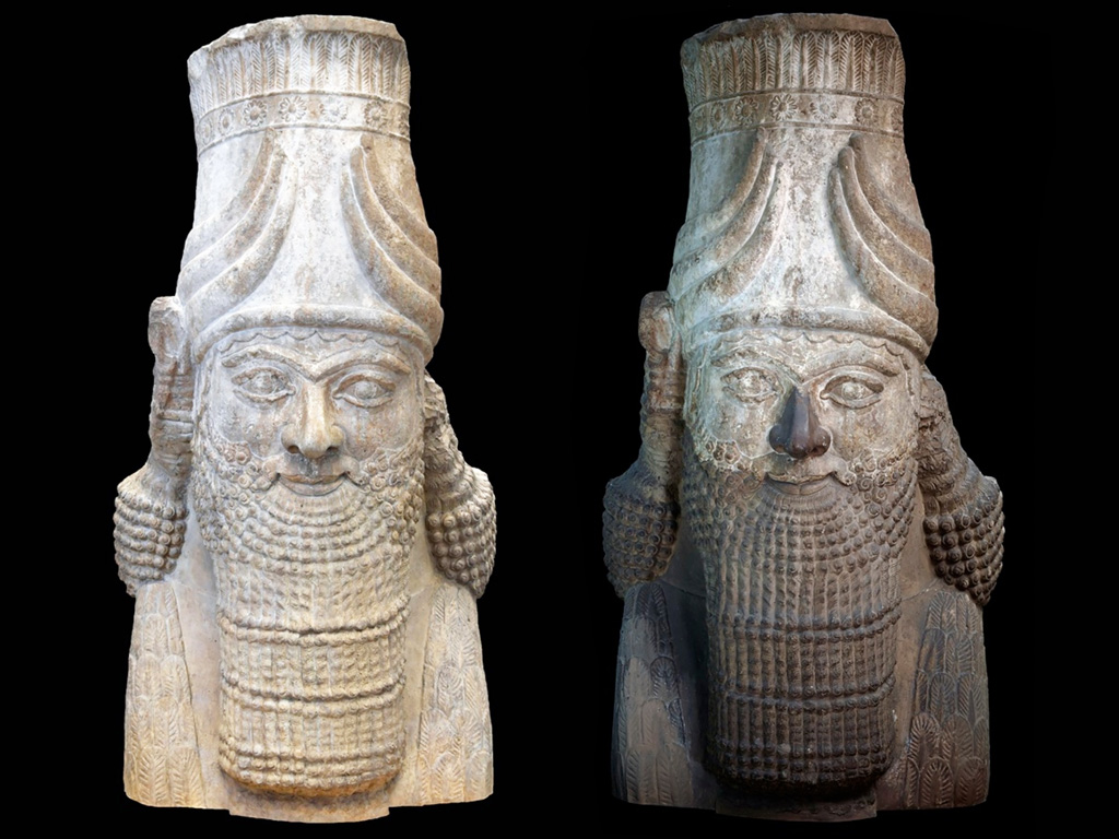 激光清洗歷史石像