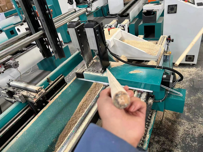 自動數控車床車削木制臺球桿項目 自動數控車床車削木制臺球桿項目