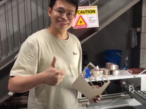 新加坡客戶評價(jià) STJ1390 激光切割機(jī)？