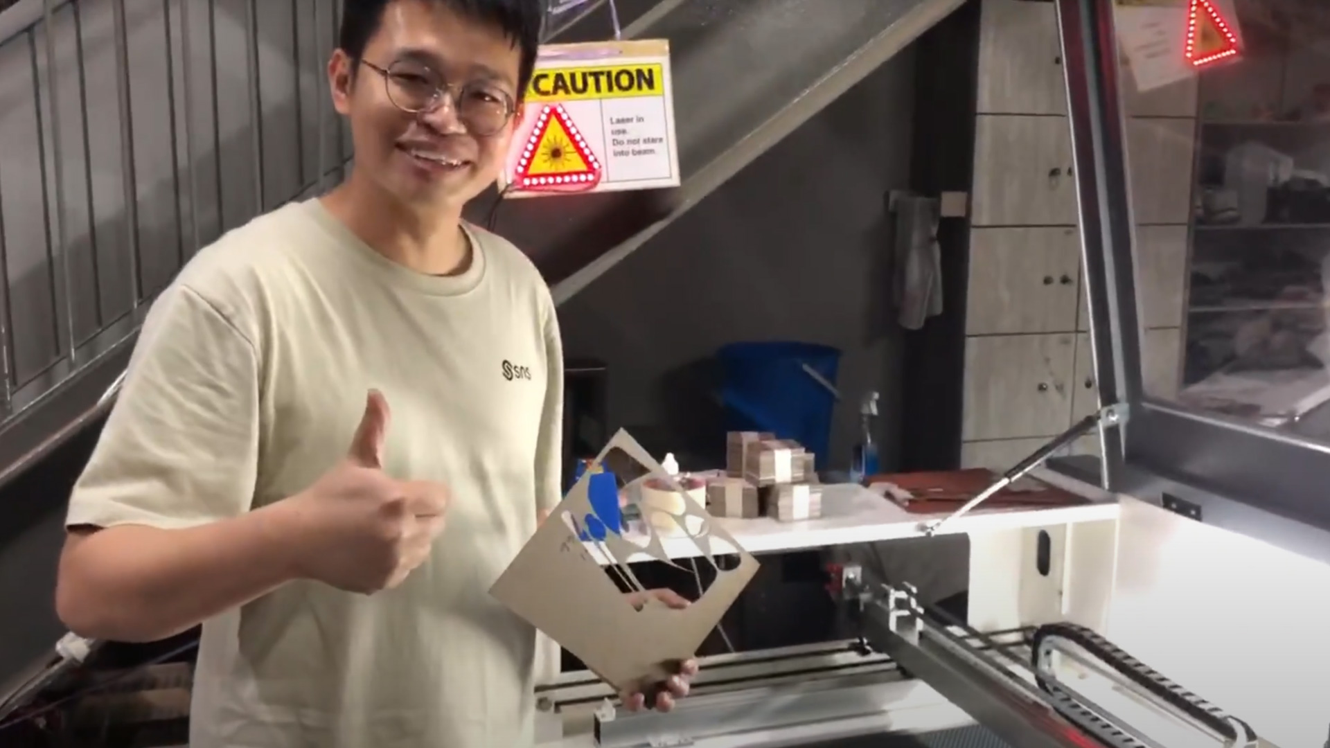 新加坡客戶評價 STJ1390 激光切割機？