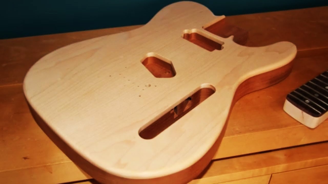 如何用木工數控雕刻機DIY吉他琴身？