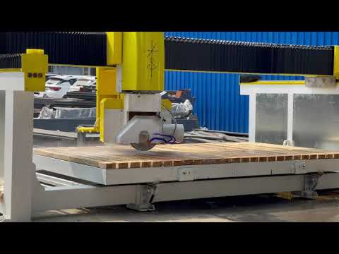 五軸數控石材橋切機適用于花崗巖和大理石 五軸數控石材橋切機適用于花崗巖和大理石